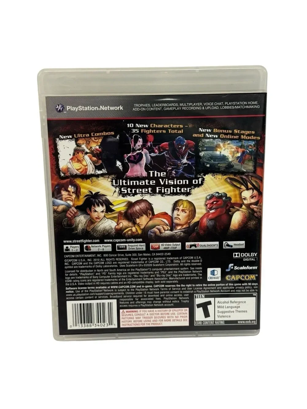 Super Street Fighter IV 4 (Sony PlayStation 3, 2010) PS3 CIB COMPLETE w/ MANUAL